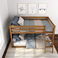 Vente en gros de lit superposé en bois Montessori pour chambre d'enfant moderne mobilier pour l'extérieur de l'école, de l'hôtel et du salon