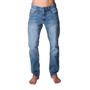 Venta al por mayor de fábrica de los hombres de diseño de moda Regular Fit Straight Mid Rise Washed Ripped Denim Personalizado Color Stretch Trouser Print - Product Image 4