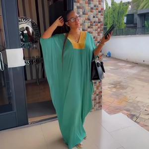 Thobe / Thawb Robe musulmán Abaya Dubai Kaftan vestido bata de oración Dubai ropa para mujer - Product Image 3