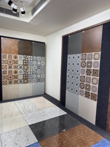 Azulejos de Porcelana Antideslizantes de Estilo Retro Vintage de 60x60 cm, 207-Superficie Mate Rústica, Azulejos Marroquíes de 600x600 mm para Interiores - Product Image 4