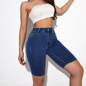 2026 haut tendance de haute qualité vêtements de mode personnalisés Shorts maigres Denim serré ajusté cinq poches mode Jean Shorts pour les femmes - Product Image 4