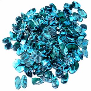 Paires de pierres précieuses de chrysocolle de malachite de haute qualité pour boucle d'oreille paire de pierres précieuses pour boucle d'oreille mousse Cabochon paire pour boucle d'oreille - Product Image 1