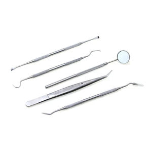 Kit d'hygiène dentaire professionnel Outils de soins bucco-dentaires Ensemble d'examen dentaire en acier inoxydable - Product Image 4