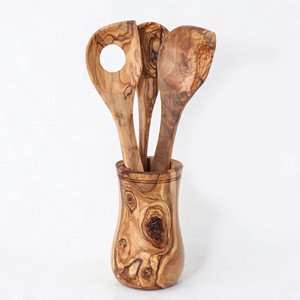 Juego Duradero de 4 Utensilios de Cocina de Madera 100% Ecológicos de ArtisRaw - Product Image 1