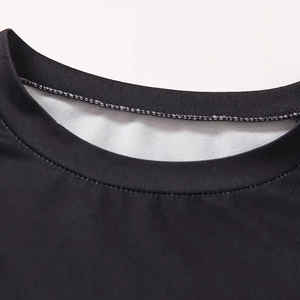 Streetwear personnalisé pour femmes, T-shirt à épaules tombantes, Robe en coton unie, T-shirts longs à sublimation ample pour femmes - Product Image 5