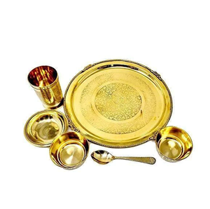 Juego de cena de latón, venta al por mayor, precio de fábrica a granel, juego de cena de latón, tamaño personalizado, juego de cena de latón de la mejor calidad - Product Image 4