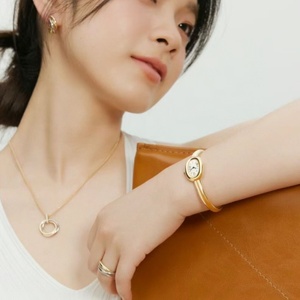 Bracciale portafortuna moda estate acciaio inox Baignoirees gioielli 18K placcato <span class=keywords><strong>oro</strong></span> lusso Cartieres bracciale - Product Image 6