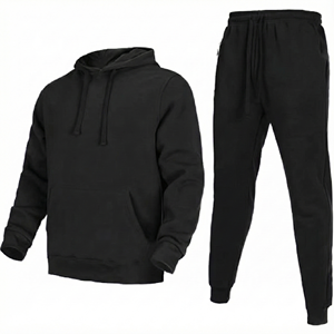 Conjunto Deportivo Unisex de Terciopelo con Logotipo Personalizado, Chaqueta y Pantalones de Dos Piezas, Color Sólido, 100% Algodón, MOQ Bajo, para Hombre, para Primavera - Product Image 6