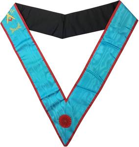 เครื่องประดับพิธีกรรมฟรีเมสัน สายสะพายสีน้ำเงินแบบสก็อตแลนด์ สำหรับสมาชิกฟรีเมสัน ริบบิ้นลายสวยคุณภาพสูง - Product Image 5