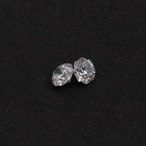 Par de diamantes cultivados en laboratorio de corte floral de 1-1 quilates para anillos de compromiso y pendientes, regalo de diamante hecho en laboratorio CVD con certificado IGI - Product Image 2