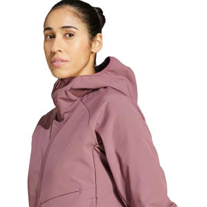 High Quality Plus Size Women's Breathable Windproof Waterproof Sports Outdoor <b>Zip</b> <b>up</b> <b>Jacket</b> Hooded Fashionable Plain Windbreaker - Product Image 6