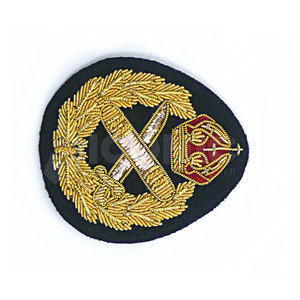 Insignias de lingotes bordados uniformes de alta calidad al por mayor insignias de lingotes bordados de diseño personalizado - Product Image 5