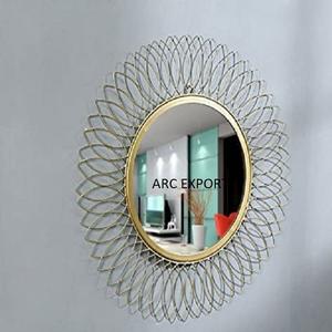 New Designer <b>Wall</b> Art Decoration Best Top Level Quality Design Decorating With <b>Big</b> & Little Cute <b>Mirror</b> With Round Shape - Product Image 3