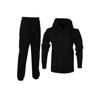 Ensemble de survêtement unisexe personnalisé 2 pièces pour hommes et femmes, ensemble de survêtement ample à manches longues, sweat-shirt à capuche, jogging, pantalon de survêtement - Product Image 1