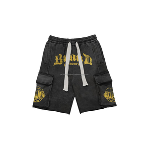 Conjuntos Deportivos Personalizados para Hombre, Sudadera con Doble Cremallera y Pantalones Cortos, Conjunto de Dos Piezas de Algodón French Terry, Sudaderas con Capucha y Pantalones Deportivos para Hombre - Product Image 3