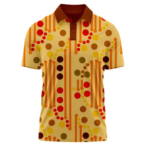 Camisa de Golf de Alta Gama para Hombre, Manga Corta, Bordado 3D, Logotipo Personalizado, Diseño Sólido, Antiarrugas, Spandex/Poliéster, Corte Regular - Product Image 6