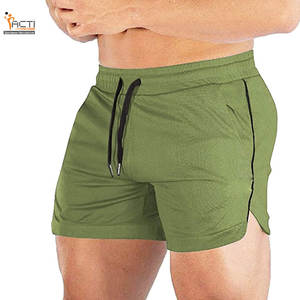 กางเกงขาสั้นฝึกซ้อมดีไซน์ใหม่สำหรับผู้ชายกางเกงขาสั้นสำหรับฝึกซ้อมทำจากโพลีเอสเตอร์สแปนเด็กซ์ - Product Image 1