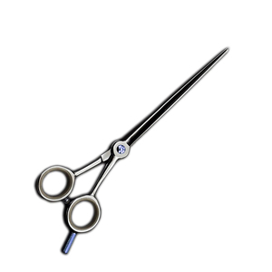 Tijeras de Peluquería para Mascotas de Acero Inoxidable, Hoja Recta de 7.5 Pulgadas, Acabado Espejo, con Reposa Dedos, Hechas de Acero Inoxidable - Product Image 2