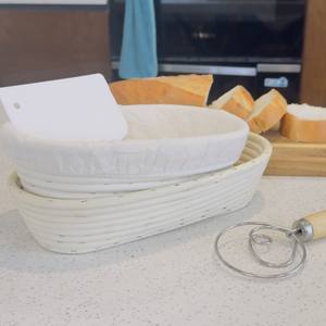 Panier d'épreuvage de pain Banneton en rotin paniers au levain ronds de 9 pouces et ovales de 10 pouces vente en gros de haute qualité du fabricant - Product Image 1