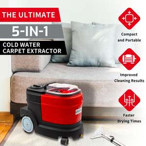 Estrattore Elettrico per Tappeti Sm04 con Serbatoio Soluzione da 2,1 Galloni, Serbatoio Acque Nere da 3,7 Galloni, 32 Libbre di Capacità, Alimentazione a Cavo, Motore da 1,0 HP - Product Image 5