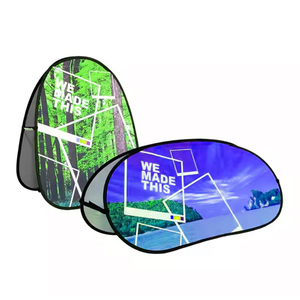 Large Indoor and Outdoor Portable Pop-Up A-Frame Printed Holiday Sports Promotional Flags & Banners for Advertising