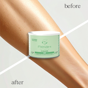 Cire liposoluble à l'aloe vera en marque privée 800ml |   Cire dépilatoire OEM ODM pour peaux sensibles, épilation douce - Product Image 3