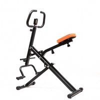 Machine d'équitation Fitness pliable Crunch Machine de simulation d'équitation Équipement d'exercice cardio Machine d'équitation