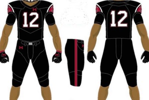 Jersey de Fútbol Americano Unisex Más Vendido, Personalizable, Uniformes de Alta Calidad de Manga Corta para Jóvenes y Adultos - Product Image 2