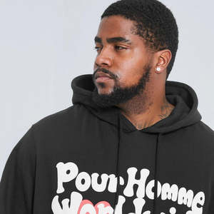 Survêtements hiver 100% personnalisés deux pièces en coton avec impression en bouffée pour hommes ensemble sweat à capuche et pantalon de survêtement de haute qualité - Product Image 5