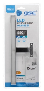 Applique murale LED Amnes 5W 6500K IP44 300mm pour salles de bain. (GSC 203800046) - Product Image 3