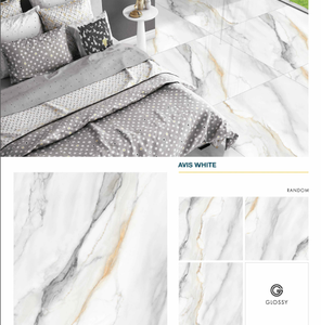 Avis trắng trong 1200x1200mm đánh bóng gạch sứ trong bóng kết thúc cho phòng ngủ sàn chất lượng tốt nhất bởi novac gốm Ấn Độ - Product Image 1