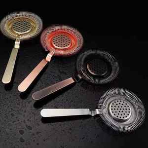 Best Selling Stainless Steel Sprung Cocktail Strainer Barware Bartender Tools <b>Jigger</b> Essential Accessory Cocktail Stirrer Set - Product Image 1