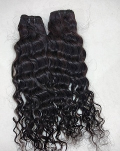 High Quality Unprocessed Remy Virgin Cuticle Aligned Indian Hair Extensions Raw Quality Straight Natural Wave Indian Human Hair - Product Image 3