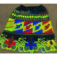 Minifalda de satén 100% algodón estilo vintage con bordado, talla grande, informal, natural, antibacteriana, de secado rápido