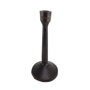 Bougeoir fait à la main en vrac pour décoration de maison bougie de luxe en fer métallique de couleur dorée pour l'éclairage de table de mariage et de noël - Product Image 3