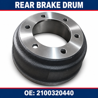 Tambour de frein arrière 2100320440 pour camion JAC N80 N90, ensemble tambour de frein, essieu arrière, pièces détachées automobiles en gros