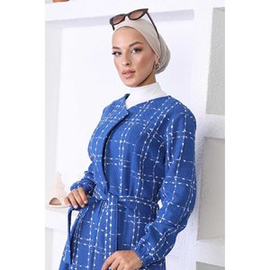 Manteau en duvet pour femme avec ceinture - Product Image 2