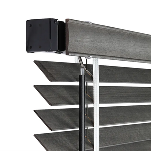 Tende Veneziane Minimaliste in <span class=keywords><strong>Legno</strong></span> o Finto <span class=keywords><strong>Legno</strong></span> PVC PS, Controllo Manuale o Motorizzato, Doghe da 5cm / 2 Pollici - Product Image 2