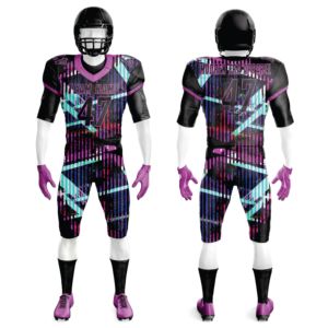 Uniforme de fútbol americano personalizado para hombre, pantalones y camisetas transpirables, ropa de entrenamiento juvenil, paquete de oferta con mangas cortas - Product Image 1