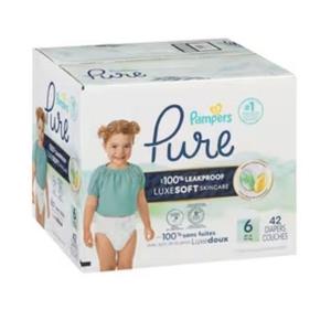 Pampers ผ้าอ้อมเด็กสำหรับเด็กขนาดใหญ่6ระบายอากาศได้ดีกว่า35ปอนด์และใส่สบายราคาถูก - Product Image 4