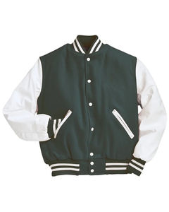 Chaqueta Varsity Personalizada con Logotipo Bordado para Hombre, Chaqueta de Mezclilla y Viscosa, Corte Ajustado, Estilo Moderno, Chaquetas Universitarias de Pakistán - Product Image 6