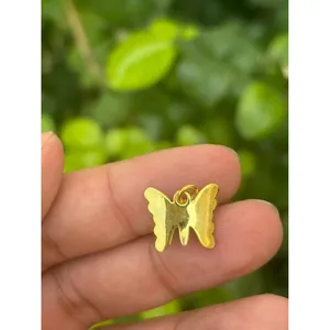 Colgante de Mariposa en Plata de Ley 925, Hecho a Mano, Inspirado en la Naturaleza, Joyería Fina, Proveedor Mayorista - Product Image 3