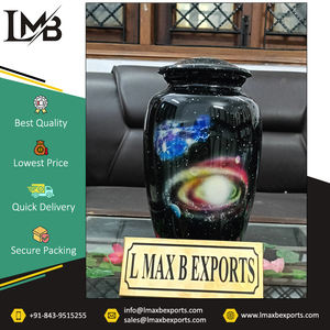 Cenizas humanas conmemorativas Suministros funerarios Urnas de aluminio de cremación para adultos multicolor a precio de mercado mayorista de India - Product Image 5