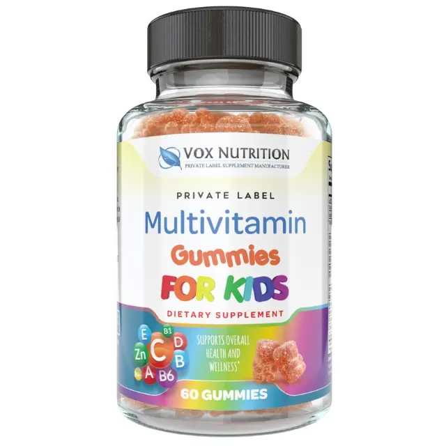 Ready To Ship Kids Multivitamin Gummies by Vox Daily Vitamin Support For Kids Full Range Of Vitamins And Minerals Contains