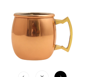 Tazas de mula de Moscú de cobre puro AI 16 oz - Product Image 2