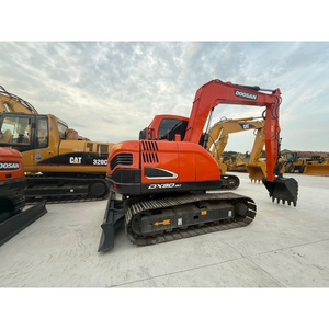 Excavadora de cadenas usada Doosan DX80-9C de 8 toneladas con sistema hidráulico - Product Image 2