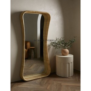 Standard Antique Fantaisie Designer Heavy Duty Cadre En Métal Meilleure Qualité Sol Miroir Maison Et Hôtel Décor En Gros Vente En Vrac - Product Image 6