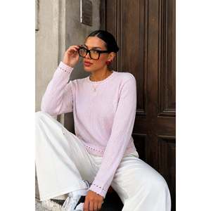 Blusa Básica Texturizada de Manga Larga Orgu Desen - Negra - Negra - Product Image 4