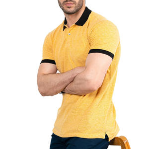 Cómoda camiseta Polo de algodón diseñada para hombres con ajuste moderno y tecnología de absorción de humedad perfecta para uso diario - Product Image 2