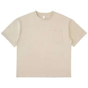 เสื้อยืดคอตตอนถักทรงหลวมแบบยูนิเซ็กซ์ สไตล์ลำลอง/ทางการ  ไซส์ใหญ่  สตรีทแวร์  พร้อมโลโก้สั่งทำพิเศษ เสื้อยืดผู้ชาย - Product Image 1